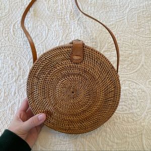 Round Rattan / Straw Bag